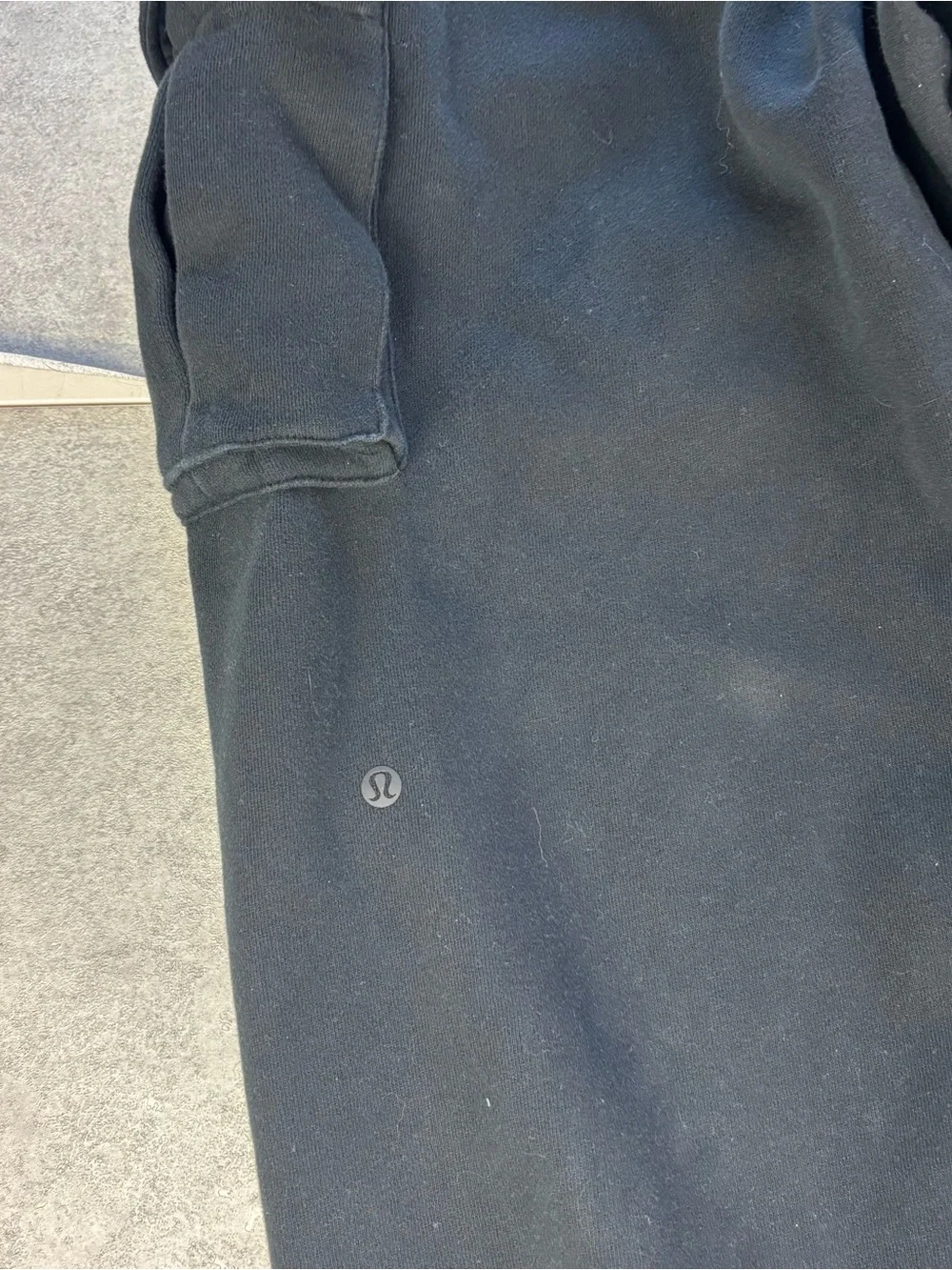 Black lululemon baggy cargo jogger sweatpants